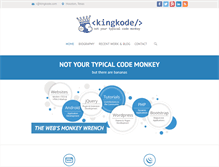 Tablet Screenshot of kingkode.com